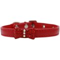 Unconditional Love Bow-dacious Crystal Dog CollarRed Size 16 UN806745